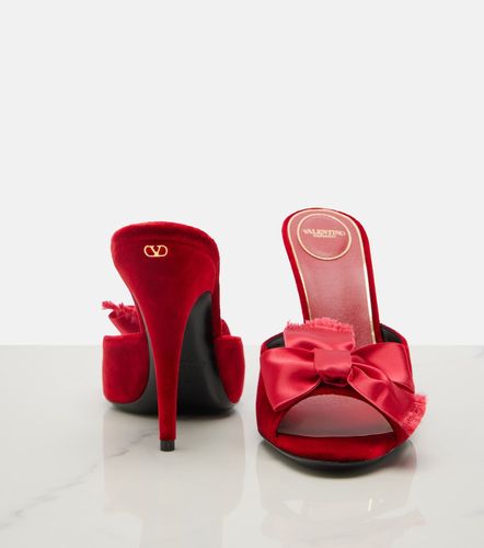 Mules Marie A en velours - Valentino Garavani - Modalova