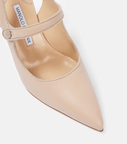 Escarpins Campari 90 en daim - Manolo Blahnik - Modalova