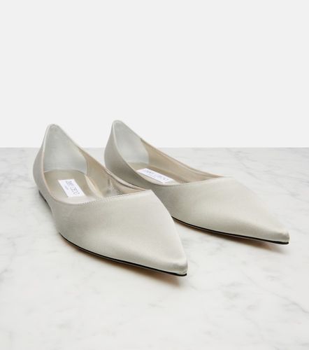Jimmy Choo Ballerines Love en satin - Jimmy Choo - Modalova