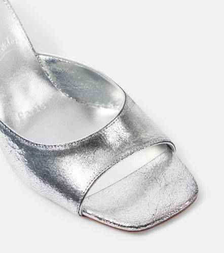 Mules Condora 55 en cuir métallisé - Christian Louboutin - Modalova
