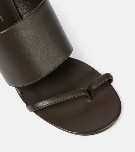 Mules compensées en cuir - Dries Van Noten - Modalova