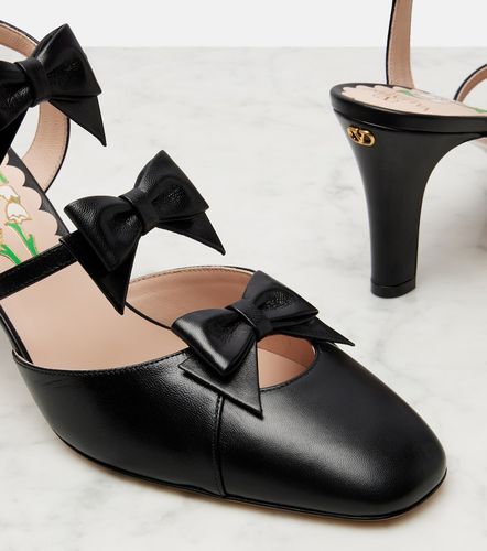 Escarpins slingback Bowow 75 en cuir - Valentino Garavani - Modalova