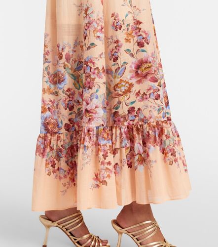 Robe longue Awaken en coton à fleurs - Zimmermann - Modalova