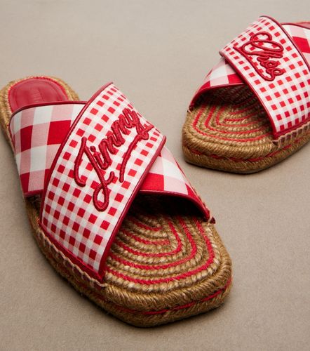Mules Aciel à carreaux vichy - Jimmy Choo - Modalova
