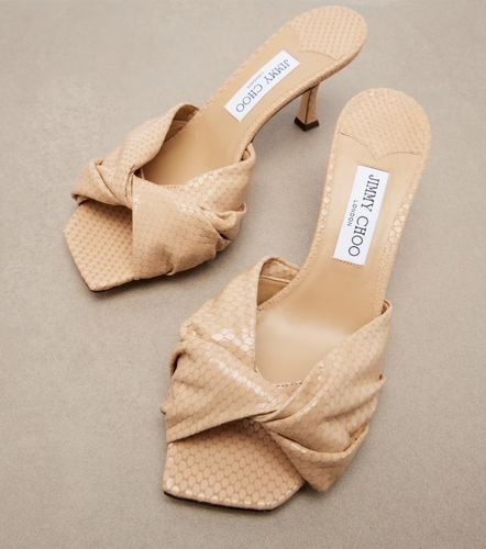 Jimmy Choo Mules Skye Twist en cuir - Jimmy Choo - Modalova
