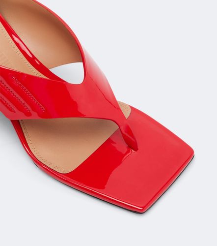Mules Cheope en cuir verni - The Attico - Modalova
