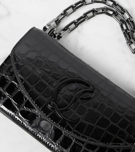 Sac porté épaule Loubi54 en cuir façon croco - Christian Louboutin - Modalova