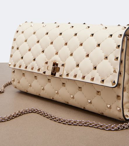 Sac porté épaule Rockstud Spike en cuir - Valentino Garavani - Modalova
