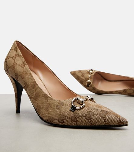 Gucci Escarpins Erin 85 en toile - Gucci - Modalova