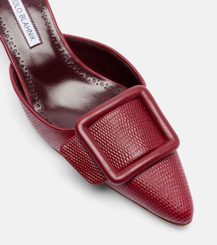 Mules Maysale 50 en cuir embossé - Manolo Blahnik - Modalova