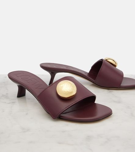 Loewe Mules Anagram en cuir - Loewe - Modalova