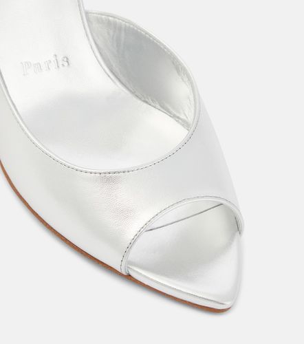 Escarpins Open Apostropha 80 en cuir métallisé - Christian Louboutin - Modalova