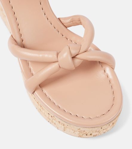 Sandales compensées en cuir - Gianvito Rossi - Modalova