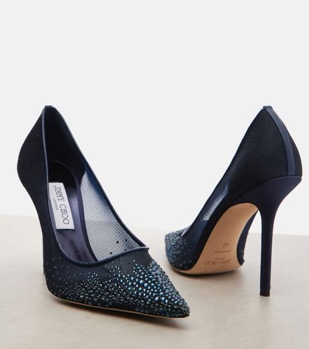 Escarpins Love 100 à cristaux - Jimmy Choo - Modalova