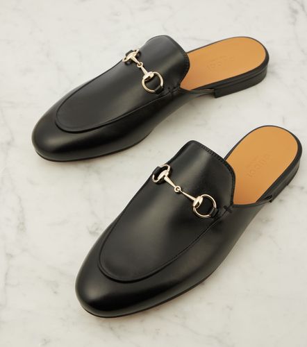 Mules Princetown Horsebit en cuir GG - Gucci - Modalova