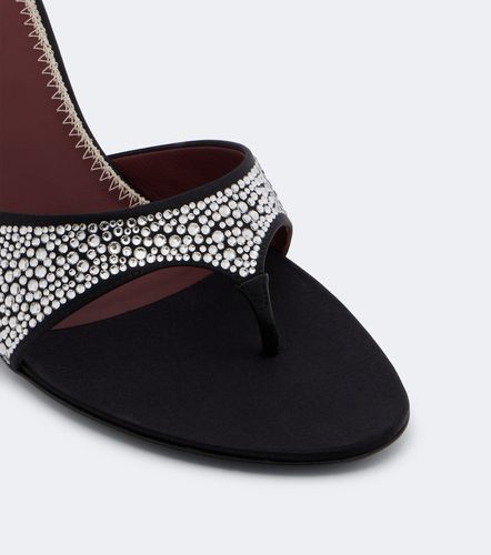 Mules en satin à ornements - Magda Butrym - Modalova