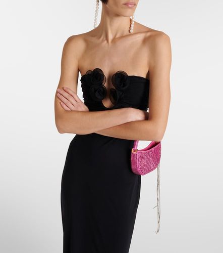 Robe longue à appliqués floraux - Magda Butrym - Modalova