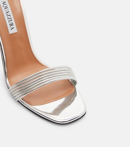 Sandales Sway en cuir métallisé - Aquazzura - Modalova