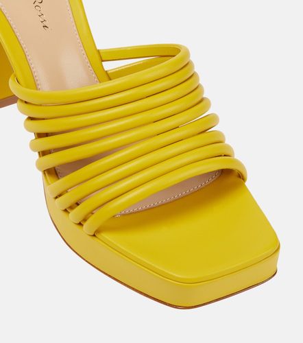 Mules Lena 95 à plateau en cuir - Gianvito Rossi - Modalova