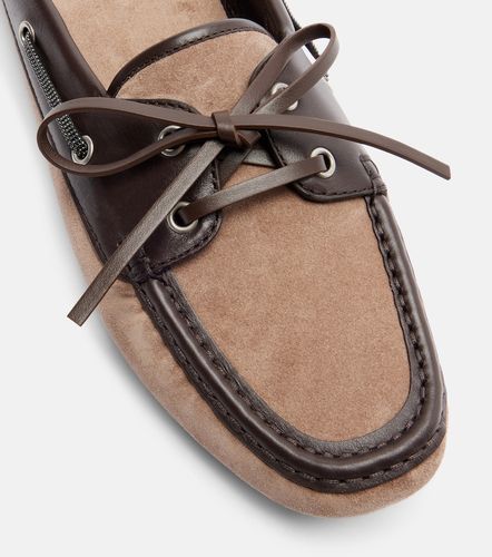 Brunello Cucinelli Mules en daim - Brunello Cucinelli - Modalova