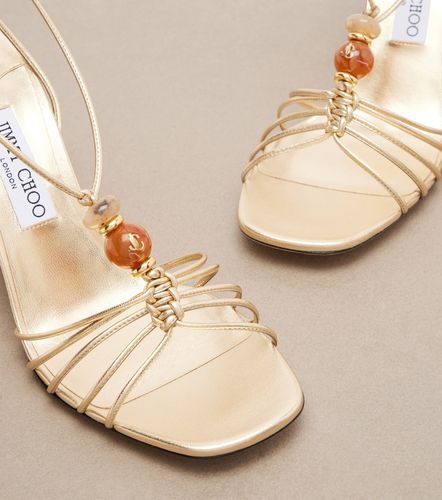 Sandales compensées Lova en cuir à ornements - Jimmy Choo - Modalova