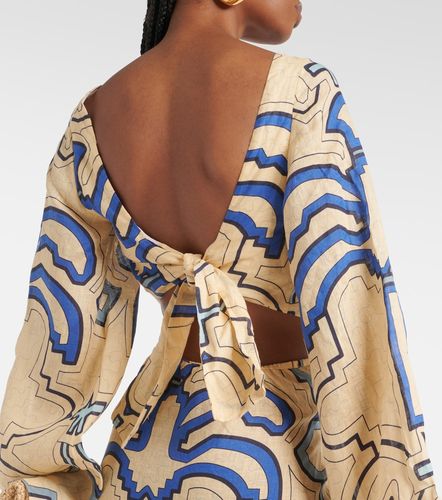 Johanna Ortiz Robe midi en lin - Johanna Ortiz - Modalova