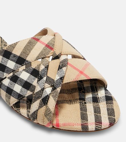Burberry Mules Burberry Check - Burberry - Modalova