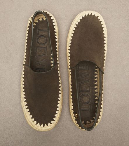 Espadrilles Paula's Ibiza Rio en daim - Loewe - Modalova
