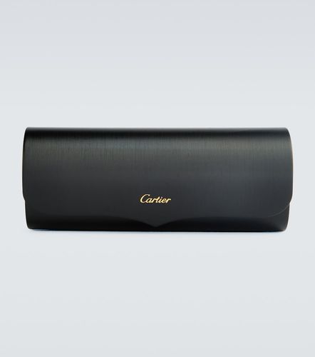 Lunettes de soleil rectangulaires - Cartier Eyewear Collection - Modalova