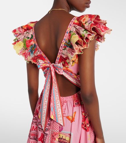 Robe longue Collage Kingdom en coton - Camilla - Modalova