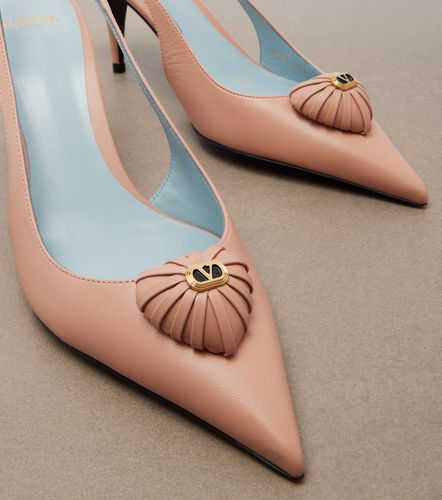 Escarpins slingback Cœur Royal en cuir - Valentino Garavani - Modalova