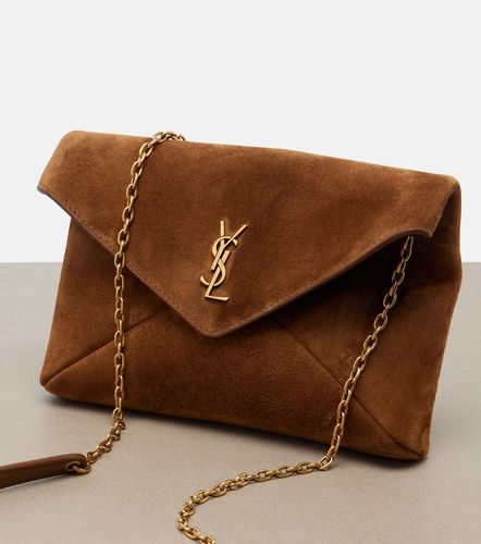 Pochette Cassandre Small en daim - Saint Laurent - Modalova
