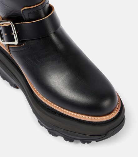 Sacai Bottes compensées en cuir - Sacai - Modalova
