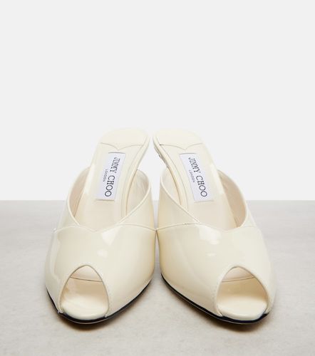 Mules Brigitte 100 en cuir verni - Jimmy Choo - Modalova
