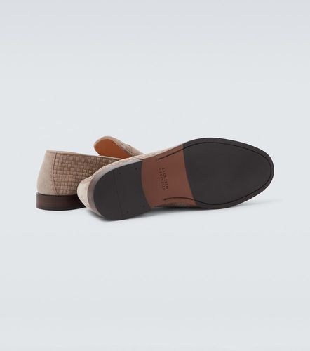 Mocassins tissés en daim - Brunello Cucinelli - Modalova