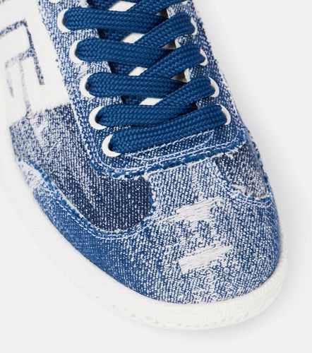 Balmain Baskets Swan en jean - Balmain - Modalova