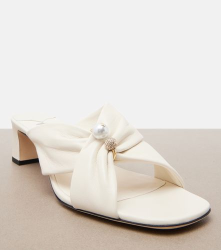 Mules Rafi en cuir à ornements - Jimmy Choo - Modalova