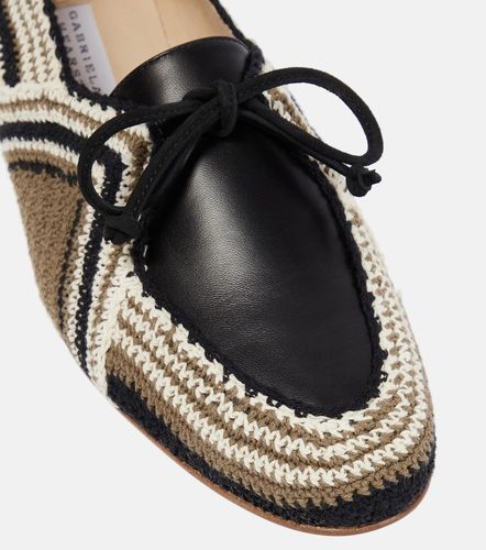 Mocassins Hays en crochet et cuir - Gabriela Hearst - Modalova