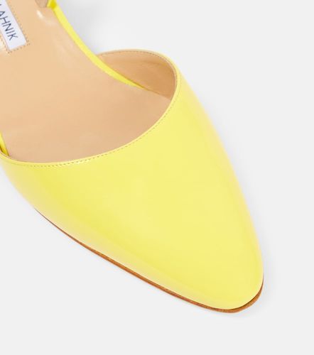 Escarpins slingback Aspro 30 en cuir verni - Manolo Blahnik - Modalova