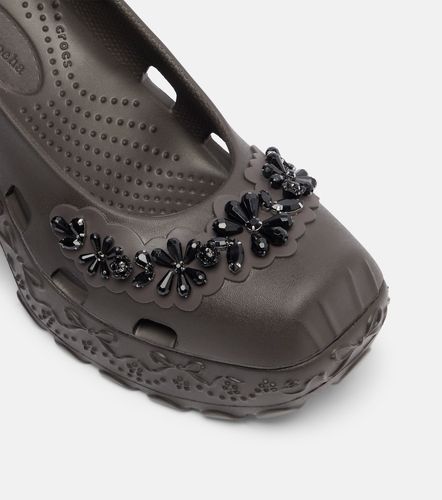 X Crocs Escarpins slingback à ornements - Simone Rocha - Modalova