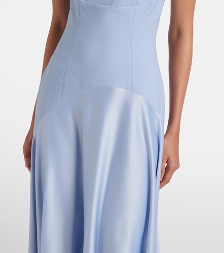 Robe asymétrique Gabriela en crêpe et satin - Solace London - Modalova