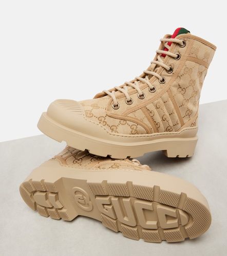 Gucci Bottines en toile GG - Gucci - Modalova