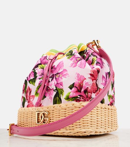 Sac seau Taormina DG à fleurs - Dolce&Gabbana - Modalova