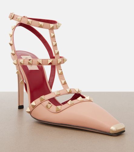 Escarpins Rockstud en cuir - Valentino Garavani - Modalova