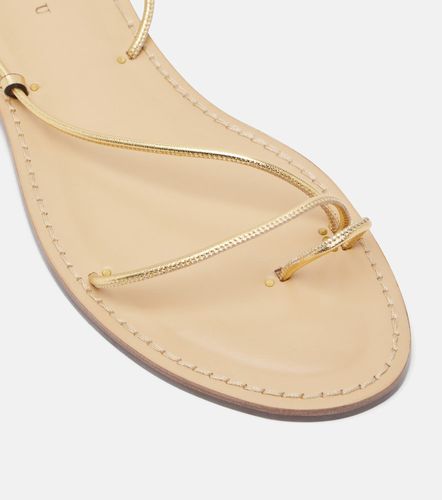 Sandales Karima en cuir métallisé - Amanu - Modalova