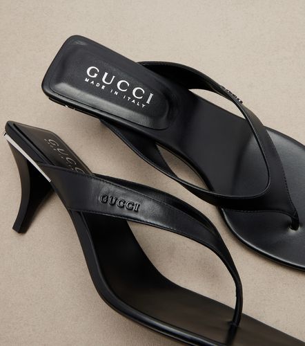 Gucci Mules Vittoria en cuir - Gucci - Modalova