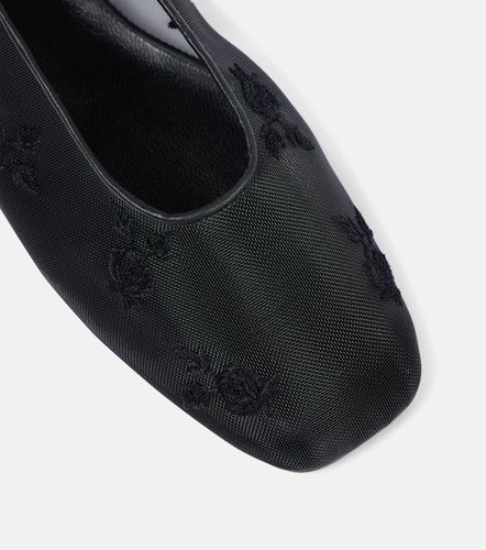 Ballerines en résille à broderies - Magda Butrym - Modalova