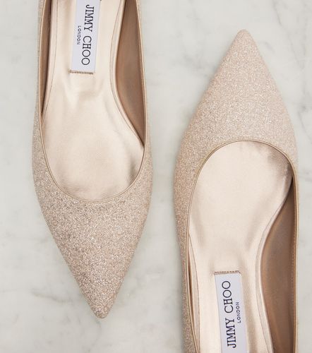Ballerines Love à paillettes - Jimmy Choo - Modalova