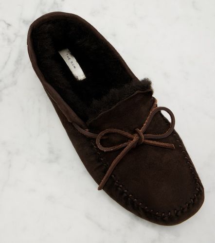 Chaussures bateau Lucca en daim - The Row - Modalova