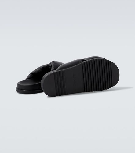 Mules Donut Granola en cuir - Rick Owens - Modalova